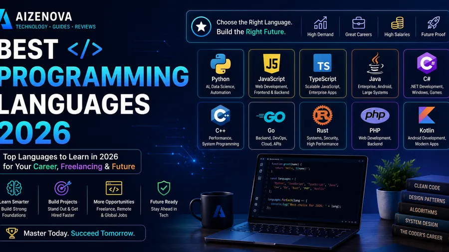 Best Programming Languages in 2026: Top 10 Languages Every Developer Should Learn
