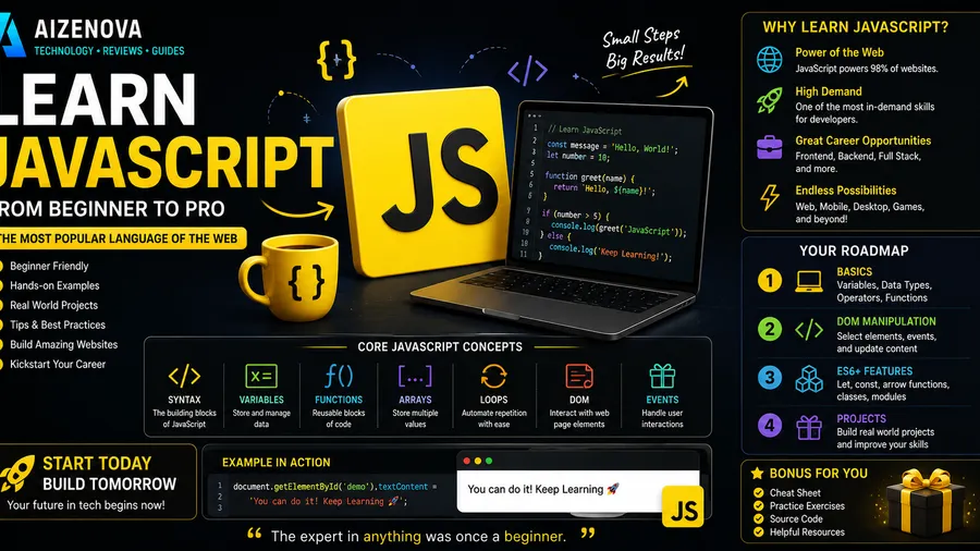 Learn JavaScript for Beginners: A Complete Guide (2026)