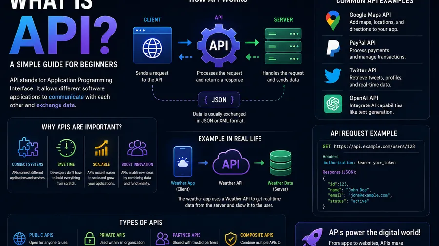 What Is an API? A Complete Beginner's Guide (2026)
