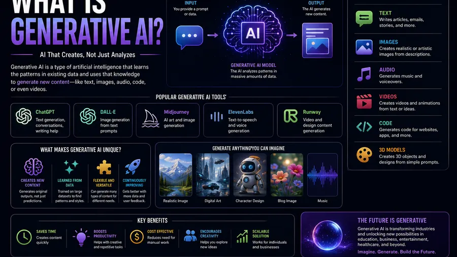 What Is Generative AI? A Complete Beginner's Guide (2026)